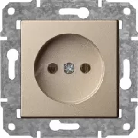 LIREGUS EPSILON champagne  socket without side earth  without frame