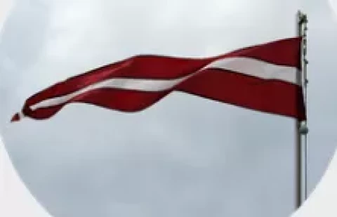 Latvijas Valsts Karoga Vimpelis 58x200cm