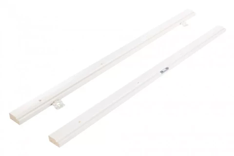 Iekšdurvju kārbas vertikāles 602 92mm M21 balta ar pārfalci (eņģes+slēdzene)