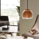 Griestu lampa EGLO Rocamar E27 max40W cooper 94589