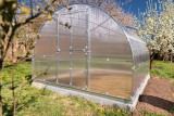 Greenhouses KLASIKA TUBE 3x4m (12m2) with foundation and 4mm polycarbonate coating