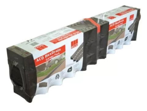 Garages set Hexaline pvc black 319000