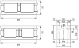 Bauroc concrete beam 190x190x488mm 72gab
