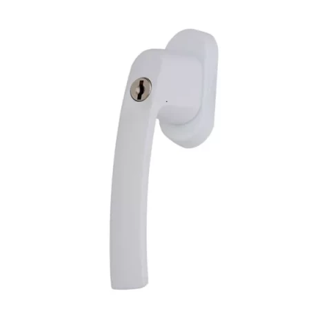 Loga rokturis ar atslēgu balts