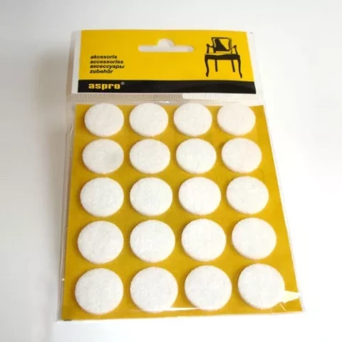 Aizsargpaliktnis mēbelēm 40001 Balts 20gab/iepak d-20mm