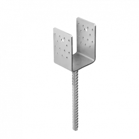 Основание для столба U veida 81x125x80x4.0mm