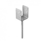 Основание для столба U veida 81x125x80x4.0mm