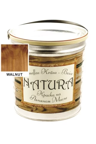Stafor NATURA  3l riekstkoks  Lineļļas krāsa