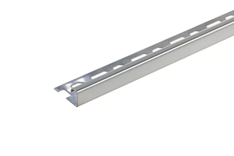 Nobeiguma profils grīdām kantains augstums 11mm 2.5m nerūs.tērauds