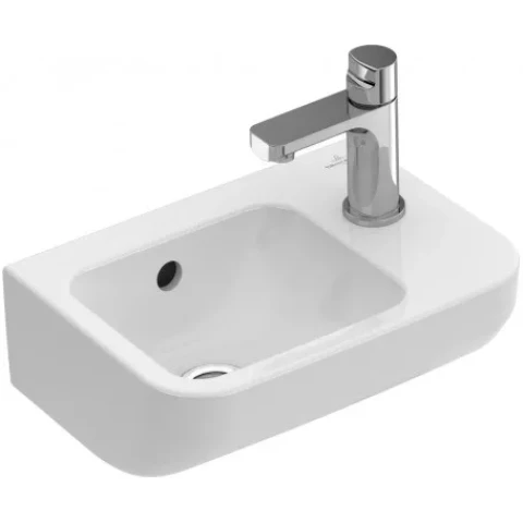 Раковина компактная прямоугольная модель Architectura, 36cm, смеситель справа, Villeroy&Boch