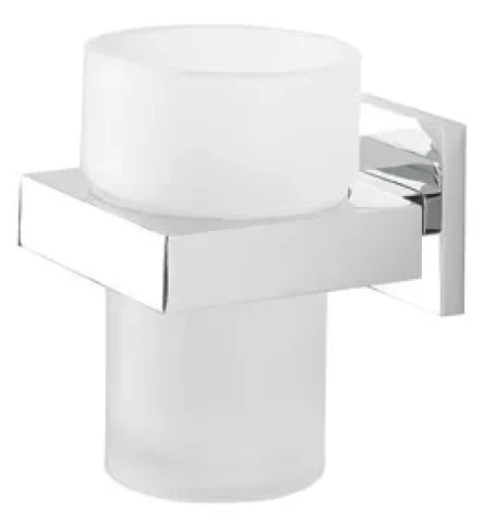 ITEMS tumbler holder, chrome/glass