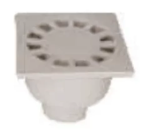 floor drains  DN50 150x150, white