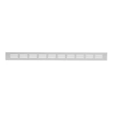 grille aluminium, 40x300mm, silver