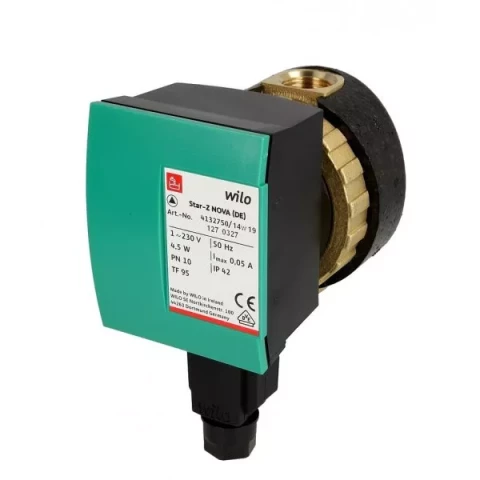 Wilo recirkulācijas sūknis karstajam ūdenim STAR-Z NOVA1/2", 84mm 4132760