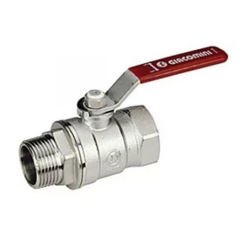 Lodveida ventilis 3/4" FM,  garais rokturis Giacomini