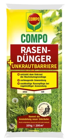 Mēslojums zālienam ar nezāļu iznīcinātāju Compo 10kg