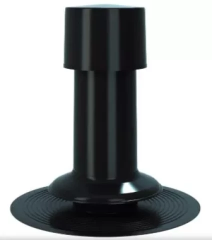 Ventilācijas izvads plakaniem jumtiem d110, melns