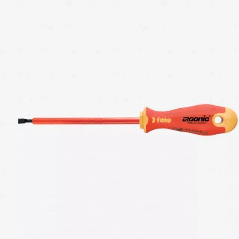 Felo Ergonic Insulated 3x5x100mm Slotted Screwdriver