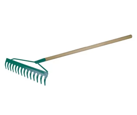 Grābeklis metāla 14Z ar koka kātu 1.4m