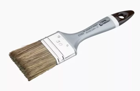 Parfait 2380 / Ota, plakana, koka beicēm, dabīgie & poliestera sari, plat 50mm, gar 49mm, biez 15mm