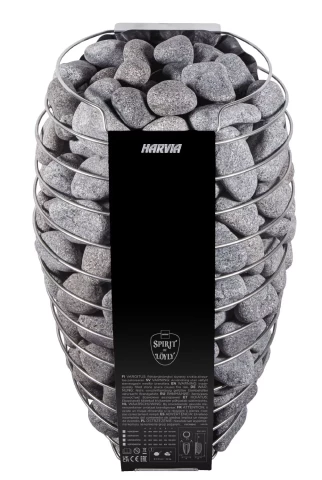 Harvia electric sauna heater Spirit 6kW HSPE604M, 5-8m3 black, without control unit