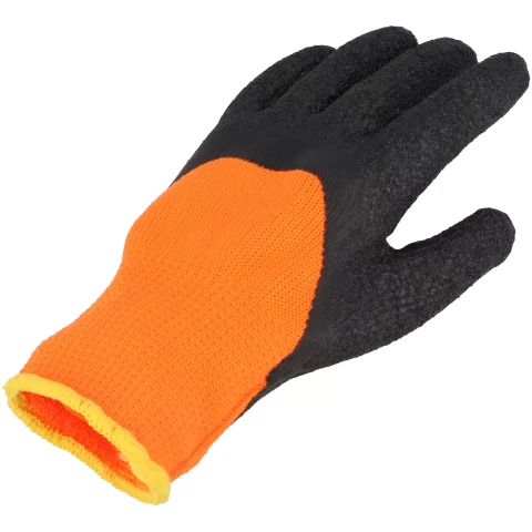 Gloves cotton orange WINTER PROTECT2U size 10