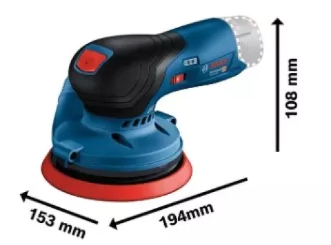 Eccentric sander GEX12V-125, SOLO Bosch, 0601372101