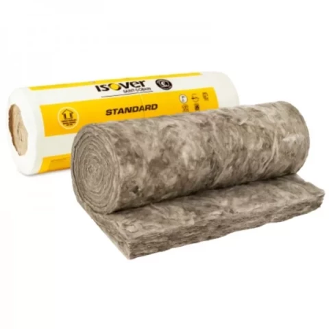 Isover STANDARD ROLL 40 (KT40) 100mm 1220x7000mm (rullī: 8.54m² 0.854m³) 25pak/paletē