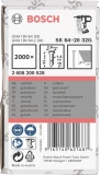 Bosch finish nails, galvanized, SK64 1.6/16G, 20°, 32 mm, 2000 pcs/pack (2608200528)