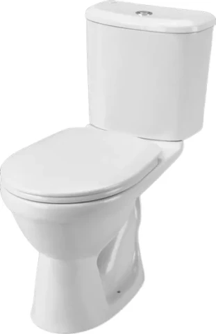 Cersanit WC pods Compact Senator 302 ar polipropil. vāku, ūdens piev.no apakšas, 3/6 L skalošana