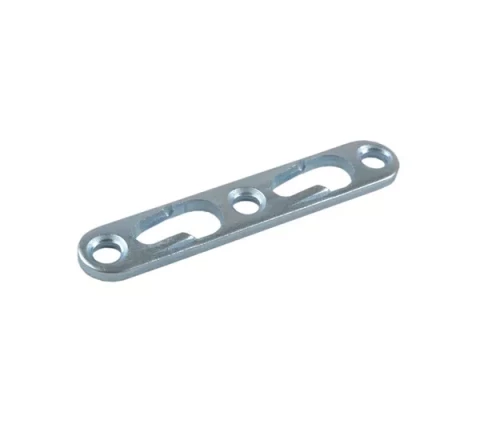 Iefrēzējama dubultā uzkares plāksne cinkota 80mm