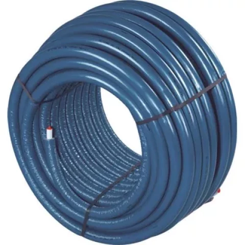 1063556 Uponor Uni Pipe PLUS caurule ar izolāciju S6 WLS 035 16x2,0 zila (1rullī/75m)