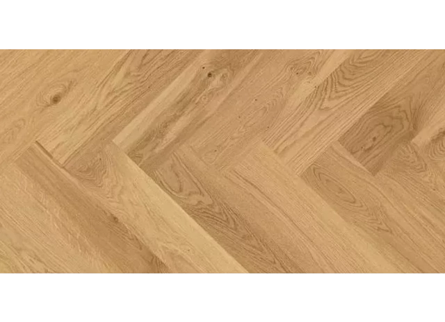 Parkets 1-joslu Herringbone aroma oak lakots 14x130x725 (0.65m2/7gab.) skujiņa