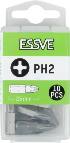 Uzgaļi PH2X25 ESSBOX RED 10gab/iep., ESSVE 9980380