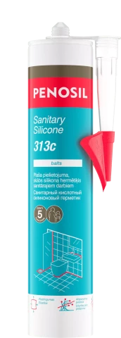 Penosil SANITARY 310ml Sanitārais silikona hermētiķis balts