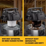 Stainless steel dust separator, 38L, DeWALT DXVCS003