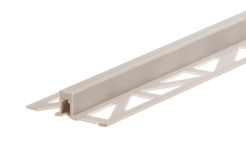 KOMPENSĀCIJAS ŠUVES PROFILS Augstums 12MM 2.5M bēšs