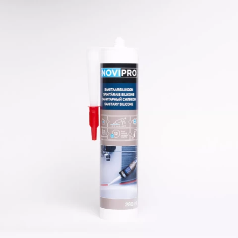 NOVIPRO SANITARY 280ml transparent sanitary silicone sealant
