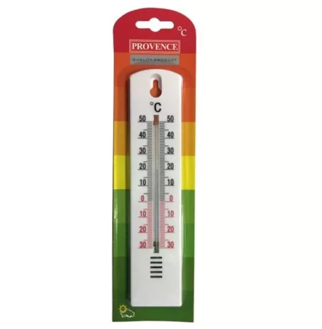 Termometrs istabas balts  plastmasas 20cm