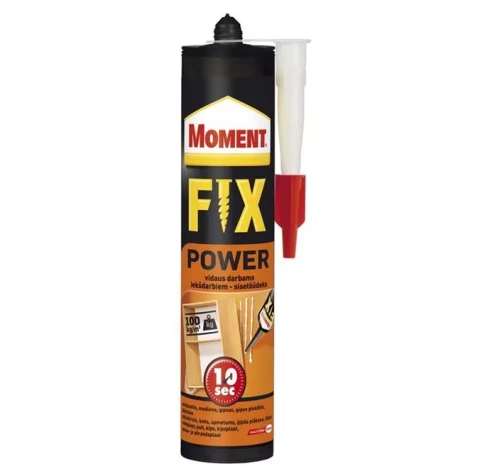 Henkel MOMENT FIX Extreme Balt i Montāžas līme  PL500