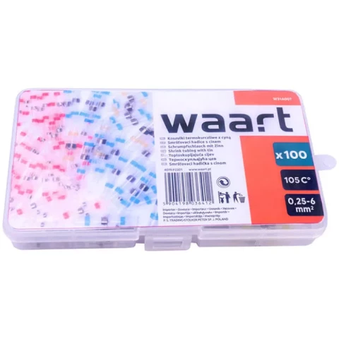 Termorūkošu cauruļu k-ts 0,25-6mm2 , 100gb. , kausējami