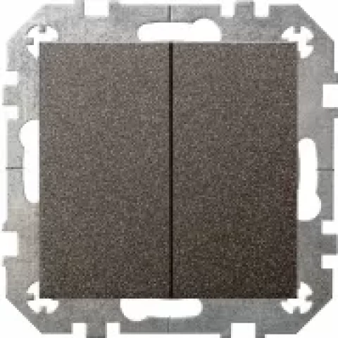 LIREGUS EPSILON антрацит переключатель2-t без рамки