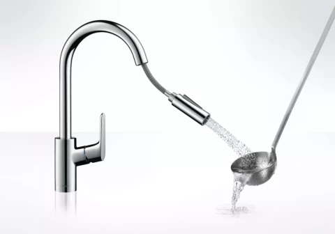 Hansgrohe Focus 240 maisītājs virtuves, hroms HG31815000