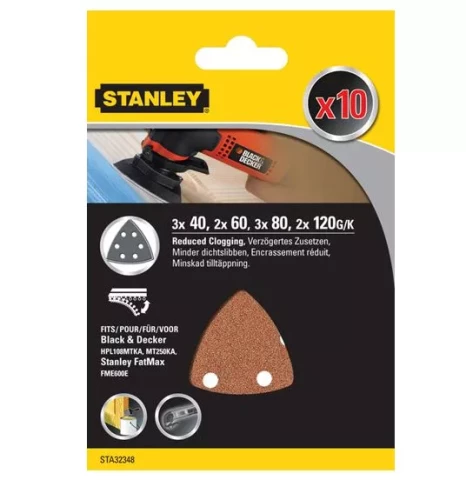 Slīppapīru komplekts 3x40/2x60 /3x80/2x120mm