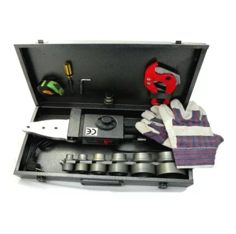 PPR lodāmurs 1500W plakans+kompl.galvas D16/20/25/32/40/50/63 mm