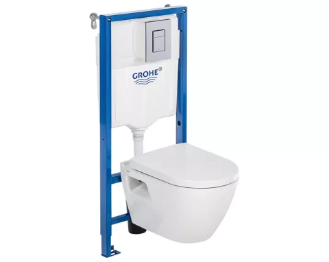 GROHE WC pods SEREL ar SC vāku, rāmis 1130mm, taustiņš Skate Cosmo hr. 39468000