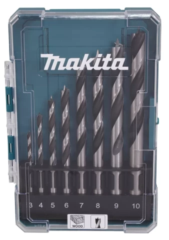 Drill set for trees 8pcs/pack (3,4,5,6,7,8,9,10mm) MAKITA D-77257