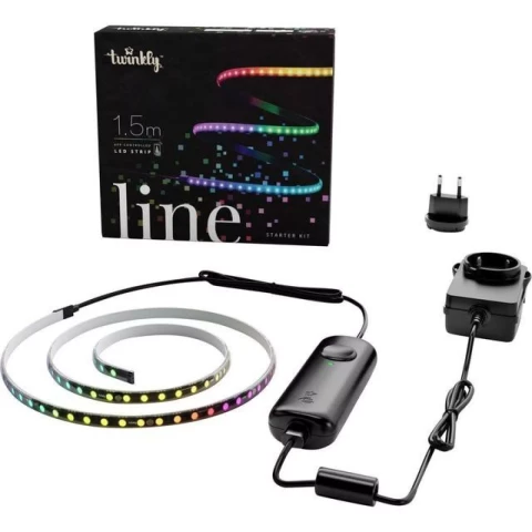 Viedā LED lente starta komplekts Twinkly Line RGB, Gen II, 1.5m, 90LED, IP20, ar aplikāciju
