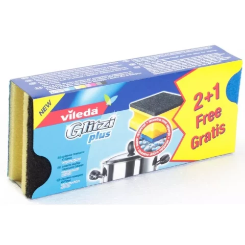 Vileda GLITZI POWER sūklis  2+1gb