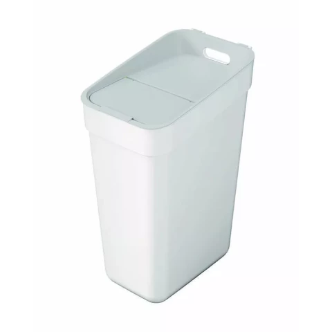 CURVER Atkritumu tvertne Ready To Collect 30L balta, 36.7x24.6x55.1cm, atkritumu šķirošanai